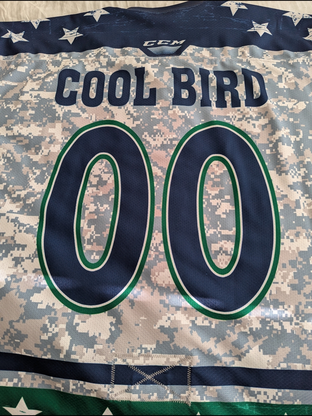 Seattle Thunderbirds Game Worn Hockey Jersey For Military Appreciation Night - Picture 5 of 7